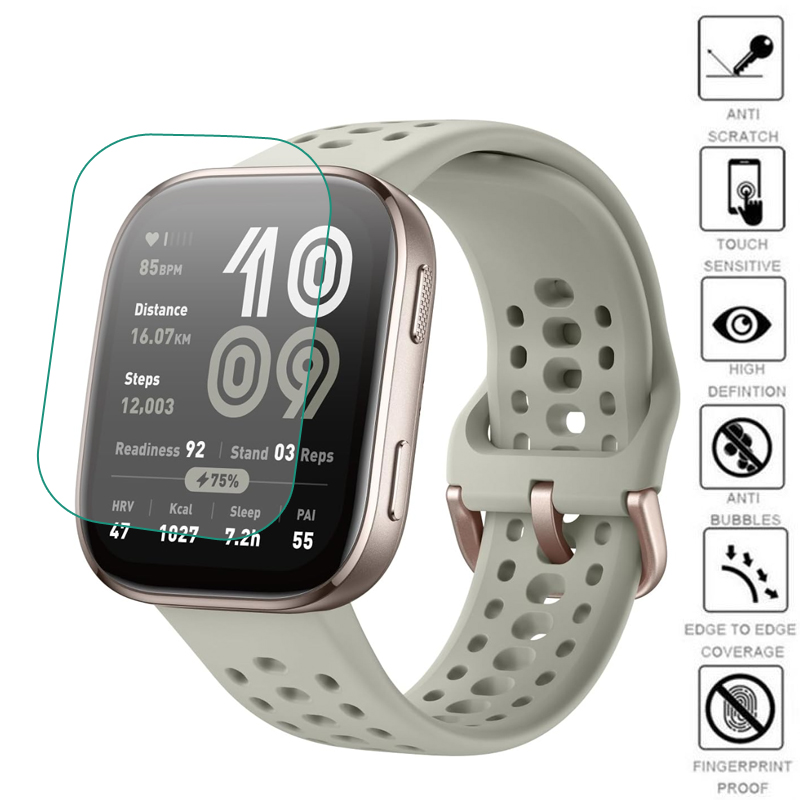 Amazfit Smartwatch Accessories - 5 個 TPU ソフトスマートウォッチクリア保護フィルムカバー Amazfit Bip