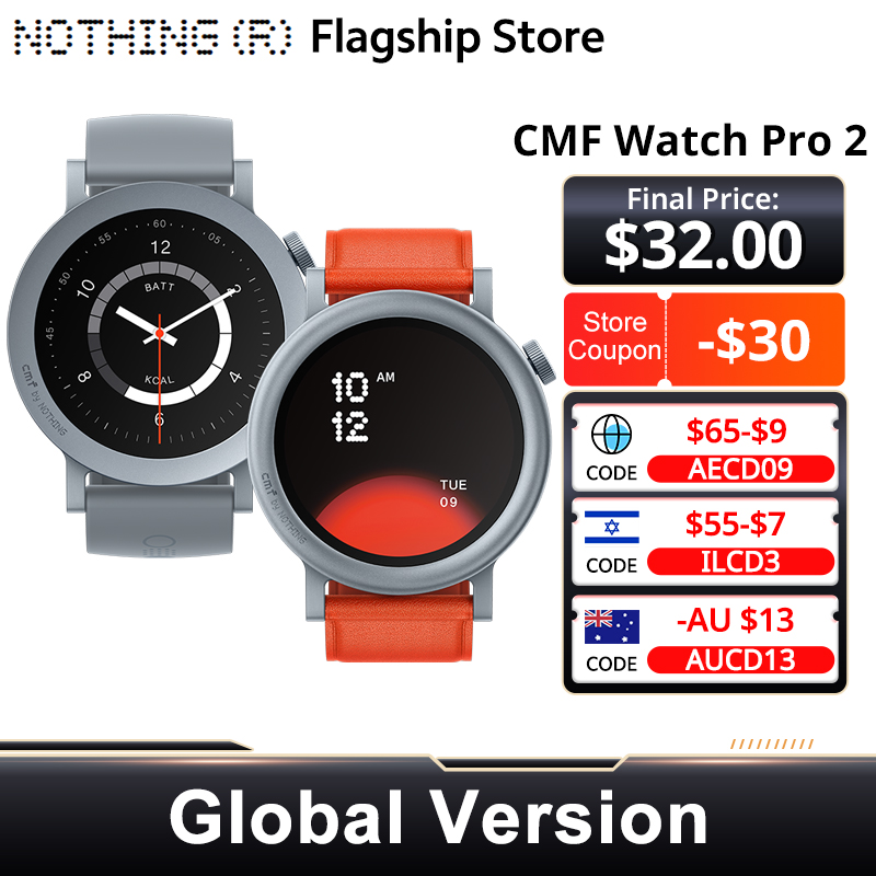Smartwatch X - Nothing Global Version Watch Pro 2