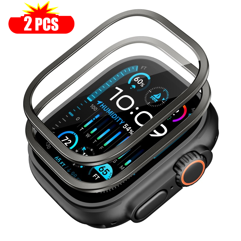 Smartwatch Straps & Accessories - 2 個強化ガラス Apple Watch ウルトラ 49