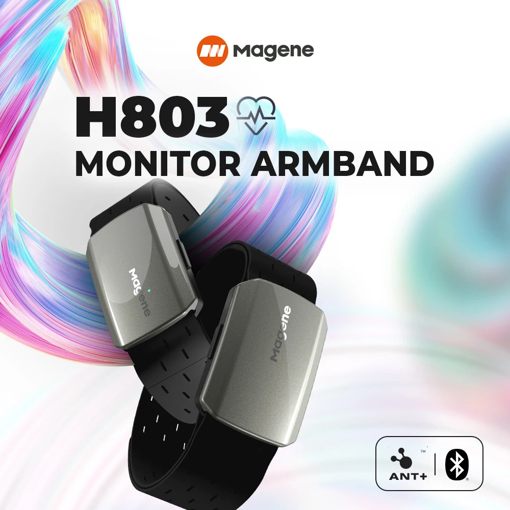 Magene H803 心拍数アームバンドモニター デュアル - Rugged Sport Strap のレビューと価格