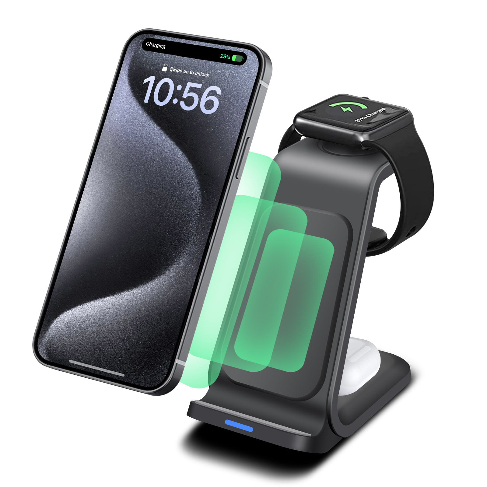 iPhone用3in1充電ステーション、iPhone 17、 - Smartwatch X のレビューと価格