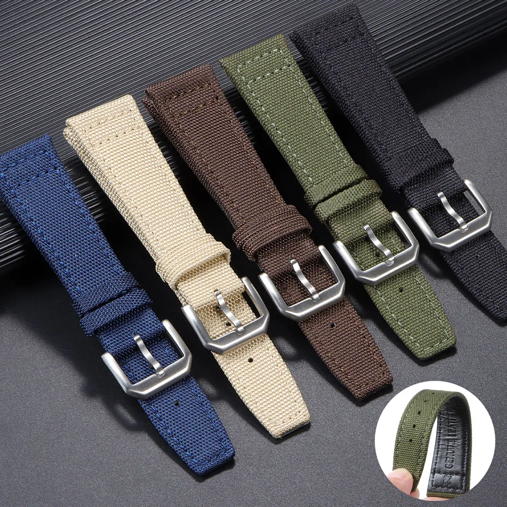 ナイロンキャンバス時計ストラップ IWC パイロット時計バン - Nylon Nato Strap のレビューと価格