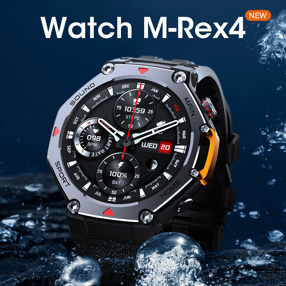 YBM-REX4 2025 ベストセラー 5ATM防水スマー - Smartwatch M Active のレビューと価格