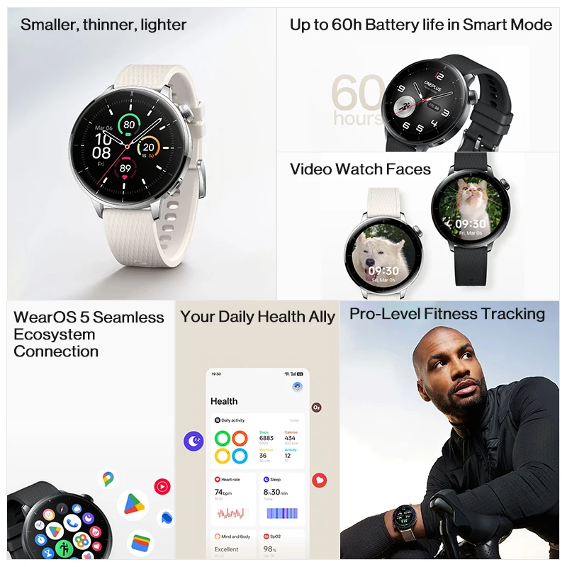 グローバル版 OnePlus Watch 3 43mm スマ - Smartwatch X のレビューと価格