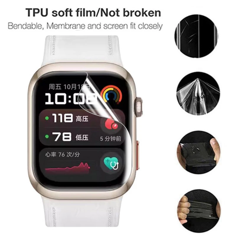 Huawei Watch用TPUヒドロゲルフィルム,透明なソ - Huawei Smartwatch Accessories のレビューと価格