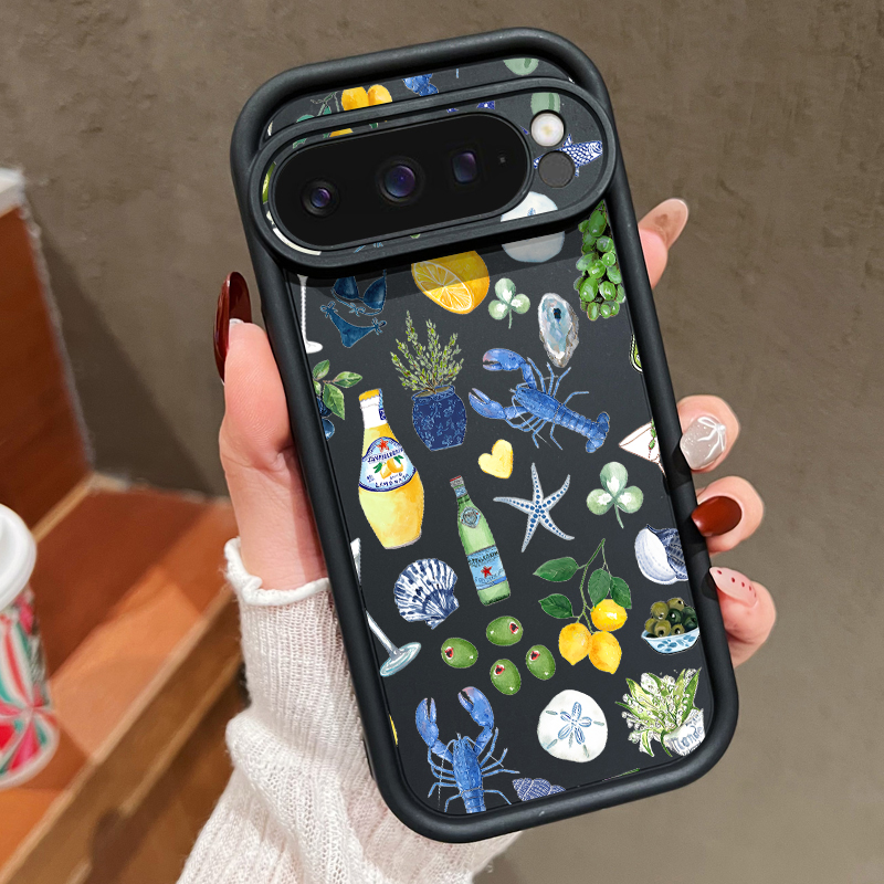 海のクジラ柄TPUスマホケース Google Pixel 1 - Google Pixel 9 のレビューと価格