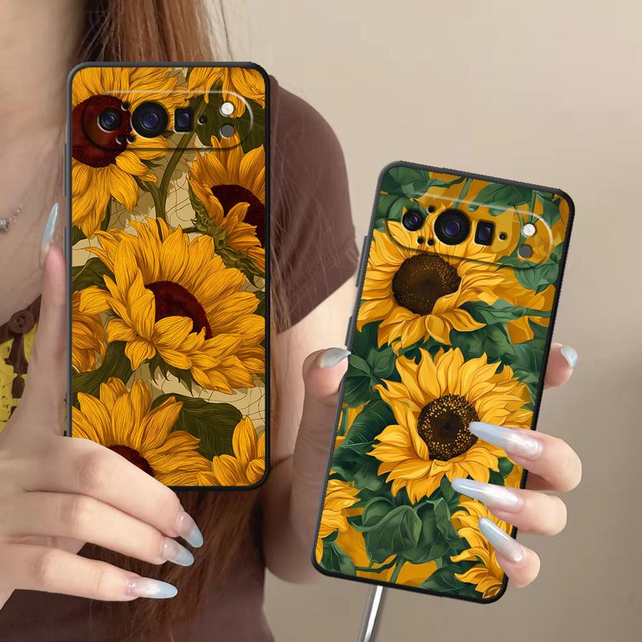 ひまわり海 Funda 電話カバーケース Google Pi - Google Pixel 9 のレビューと価格