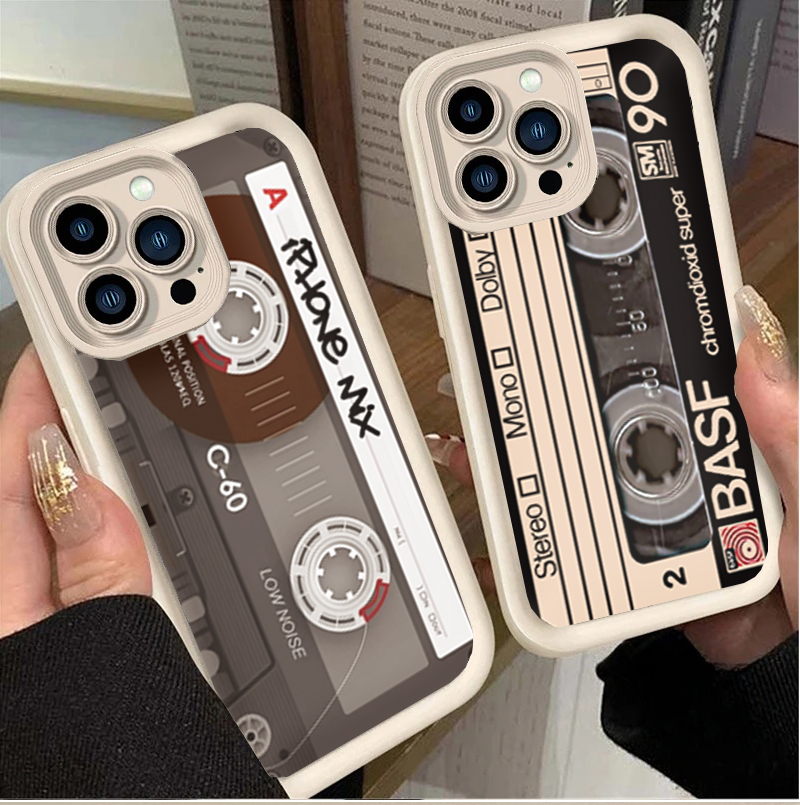 レトロラジオテーププリントケース VIVO V60 V40  - Vivo Y28 のレビューと価格