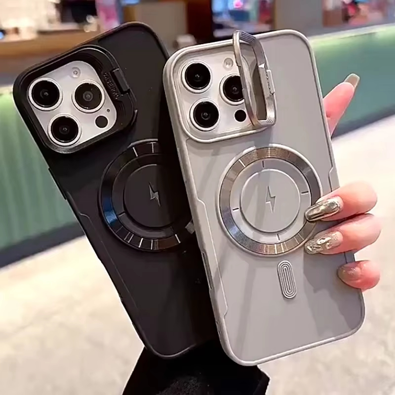 新しいキックスタンド付きマグセーフ対応iPhoneケース i - Magnetic Charging Stand のレビューと価格