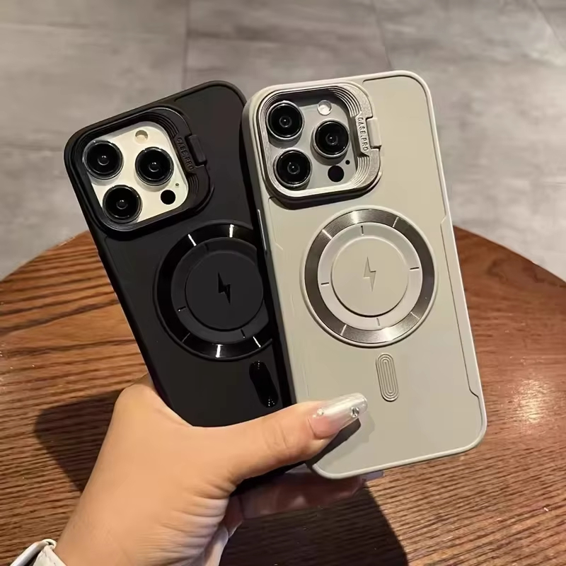 新しいキックスタンド付きマグセーフ対応iPhoneケース i - Magnetic Charging Stand のレビューと価格