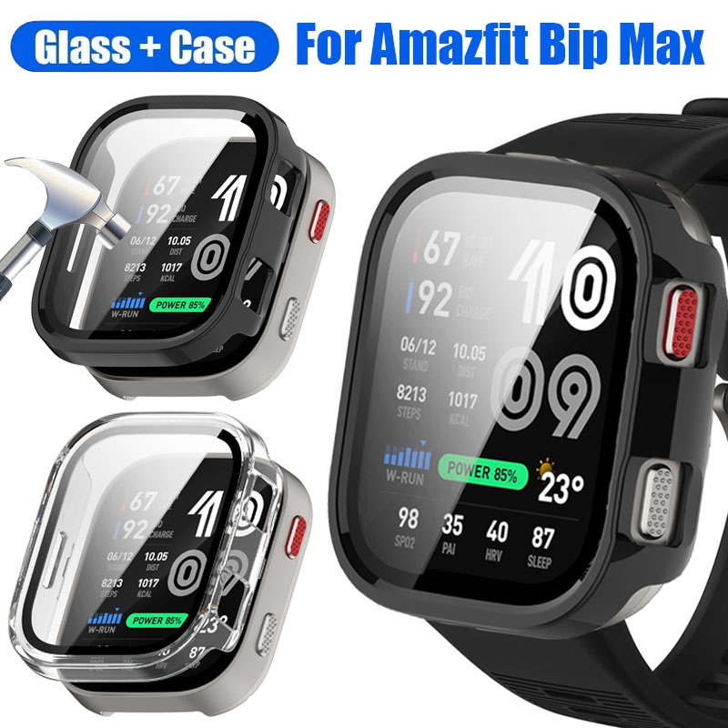 強化ガラス + ケース Amazfit BIP Max 用ス - Amazfit Smartwatch Accessories のレビューと価格