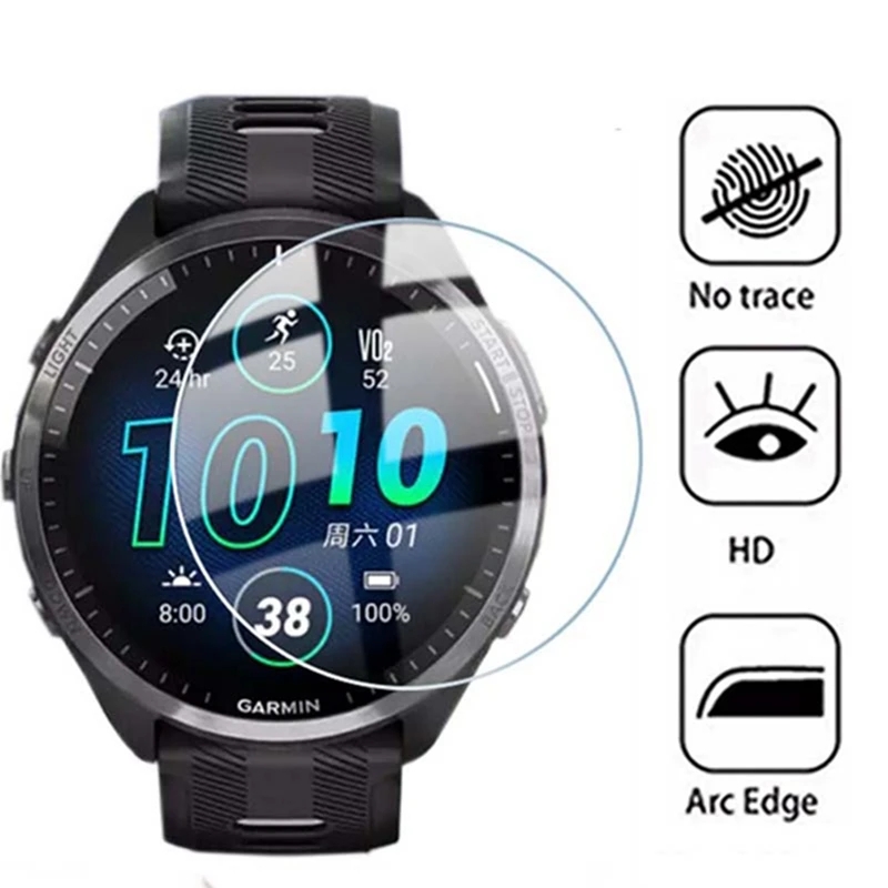 スマートウォッチアクセサリー強化ガラスフィルムスマートウォッ - Watch Face Protector のレビューと価格