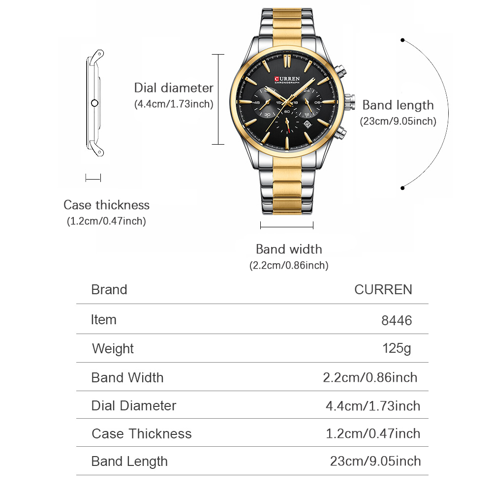 カレンカジュアルクォーツクロノスポーツ腕時計ブランド男性用ス - Accessories With Watch のレビューと価格