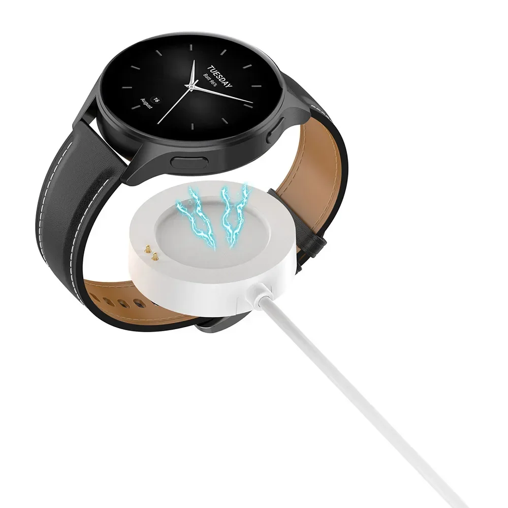 ホワイトスマートウォッチ充電ケーブル - Xiaomi Wa - Xiaomi Smartwatch S3 Accessories のレビューと価格