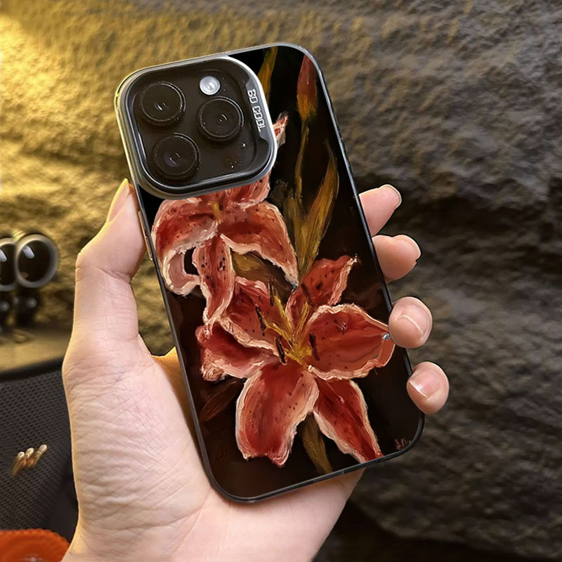 油絵ユリの花レトロ柄 Xiaomi Poco X7 X6 X - Xiaomi Poco X6 のレビューと価格