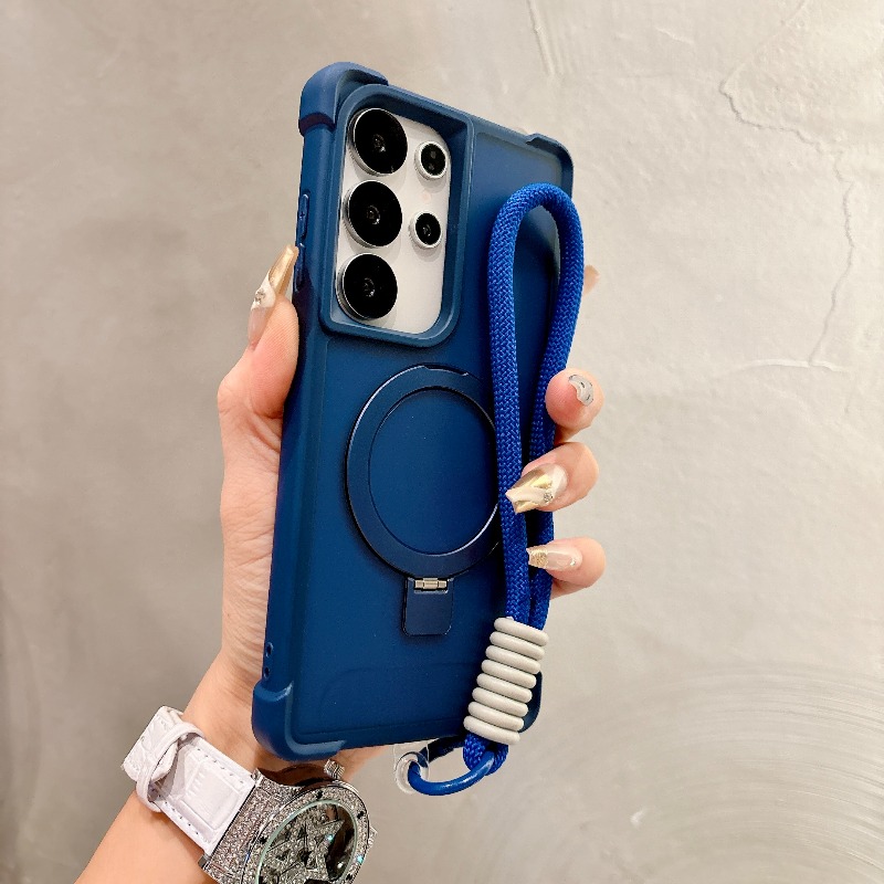 マグセーフ対応高級マッチングリストストラップ付きスマホケース - Magnetic Charging Stand のレビューと価格