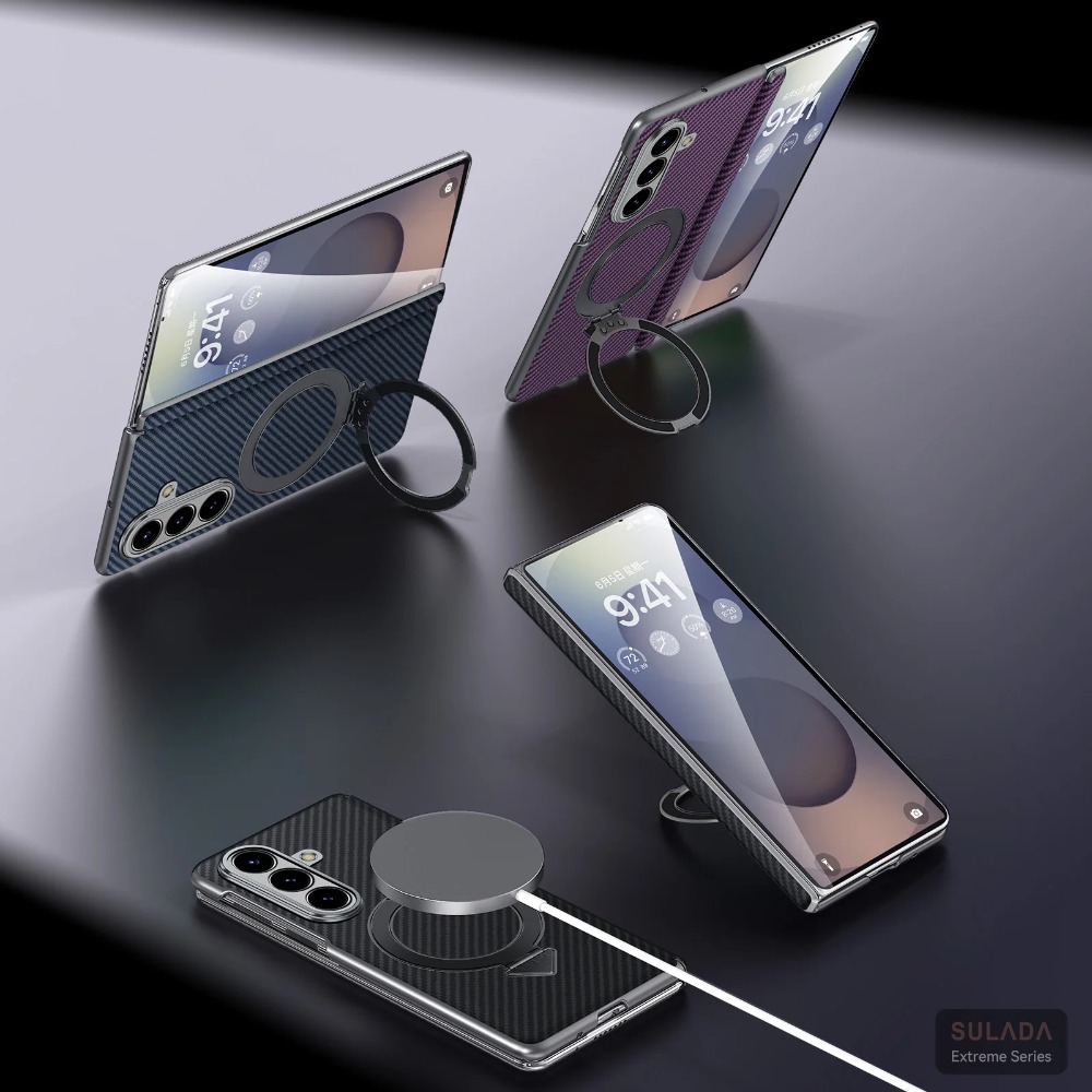 ビジネスカーボンファイバー磁気リングスタンド付きSamsun - Magnetic Charging Stand のレビューと価格