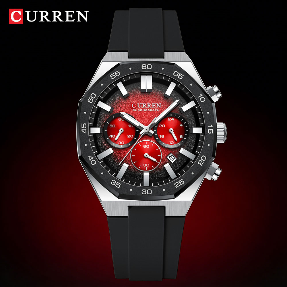 CURREN ファッションカジュアルメンズスポーツウォッチク - Accessories With Watch のレビューと価格