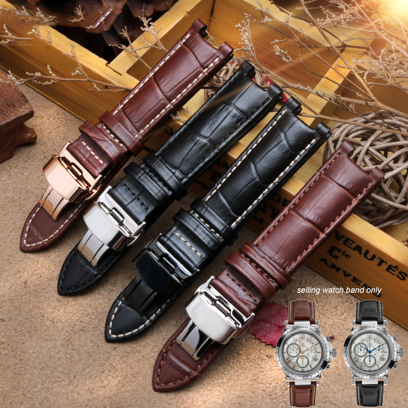 女性用本革時計ストラップ,凹型ブレスレット,バタフライバック - Smartwatch Guess のレビューと価格