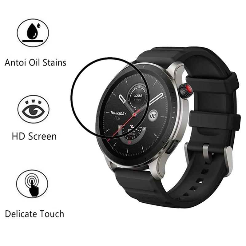 スマートウォッチ用HD曲面スクリーン保護フィルム,Amazf - Garmin Smartwatch Accessories のレビューと価格