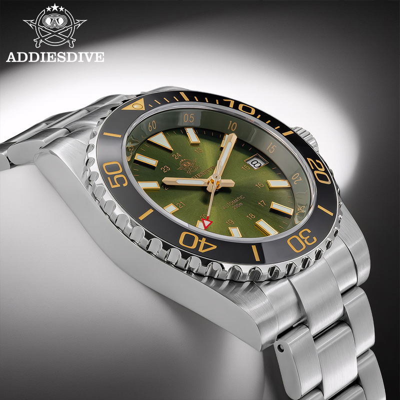 ADDIESDIVE メンズ腕時計 8215 機械式サファイ - Accessories With Watch のレビューと価格