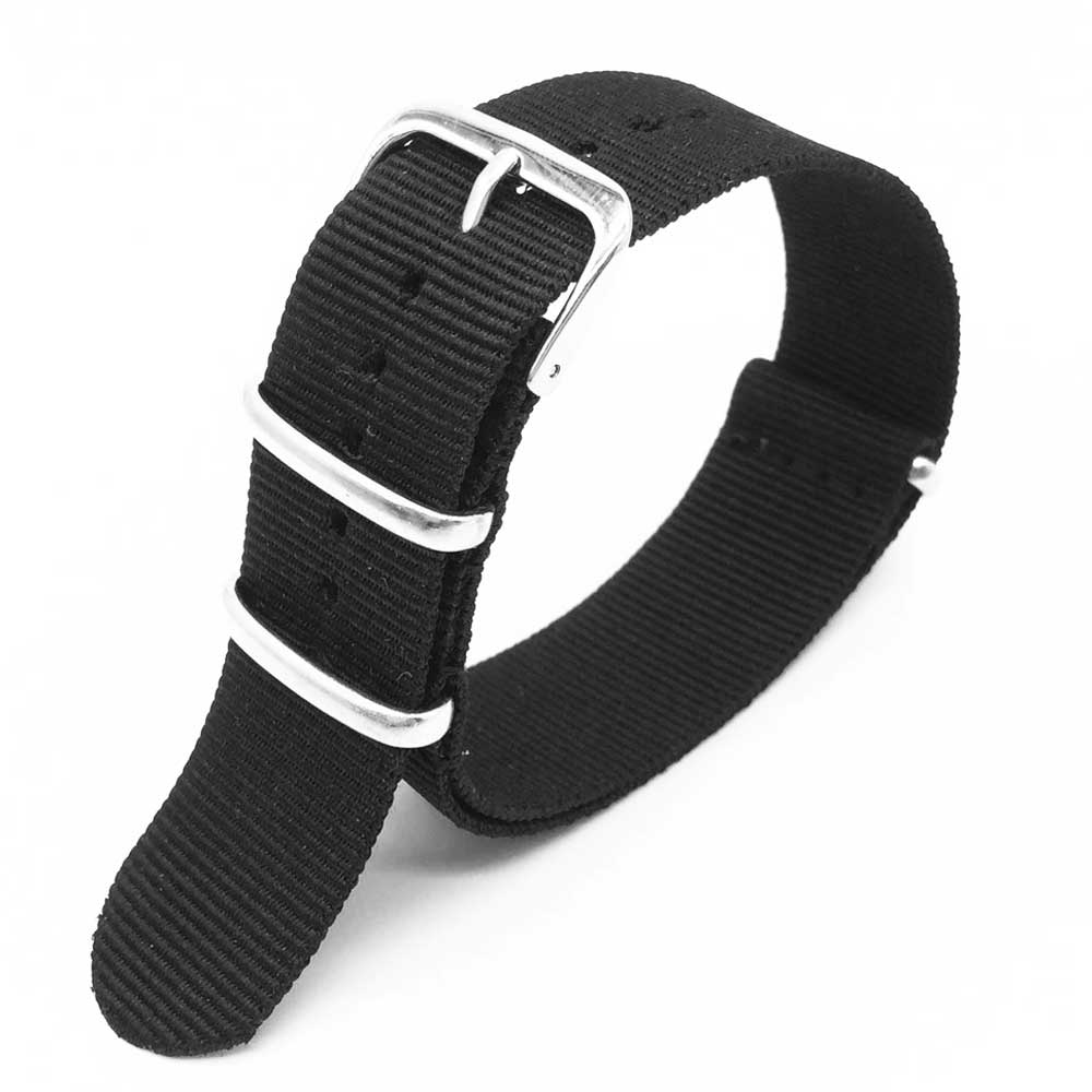 キャンバスバンドナイロン時計ストラップ時計バンドベルト金属バ - Nylon Nato Strap のレビューと価格