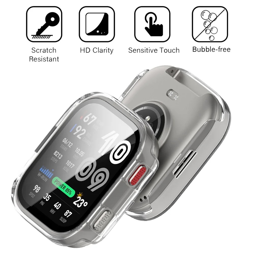 ガラス + ケース Amazfit Bip Max スクリー - Amazfit Smartwatch Accessories のレビューと価格