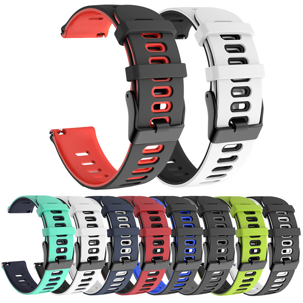 22 ミリメートルツートンカラースポーツストラップ Xiao - Xiaomi Smartwatch S3 Accessories のレビューと価格