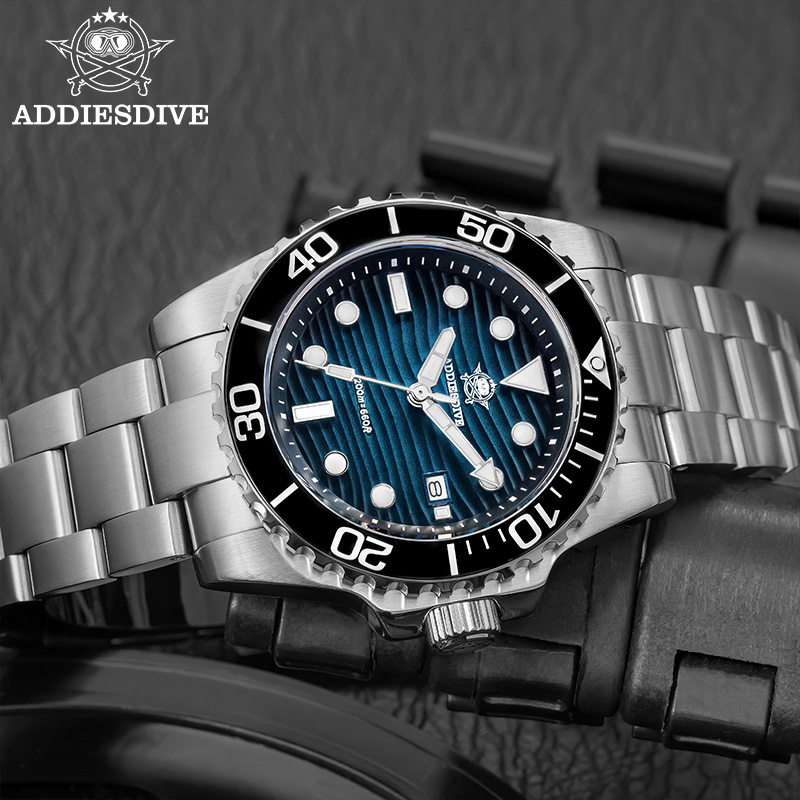 ADDIESDIVE メンズ 2115 クォーツ時計 サンド - Accessories With Watch のレビューと価格